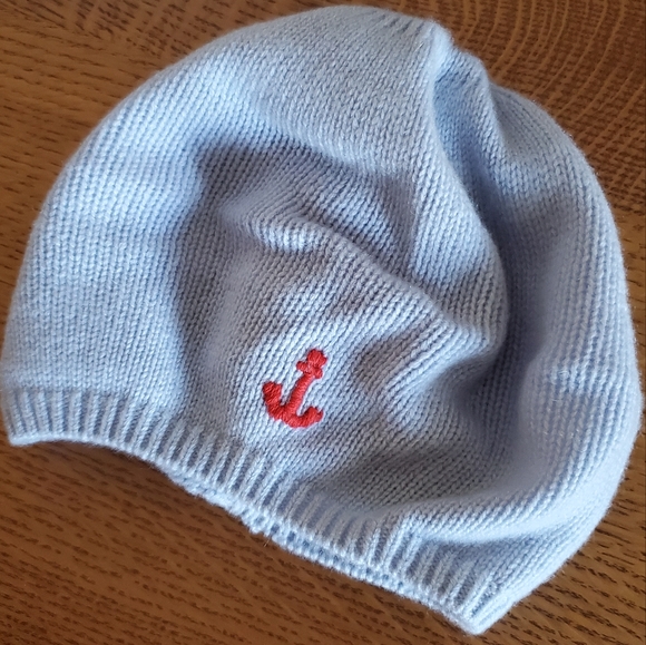 Kerri Rosenthal Anchor Cashmere Beret - light blue main image 9